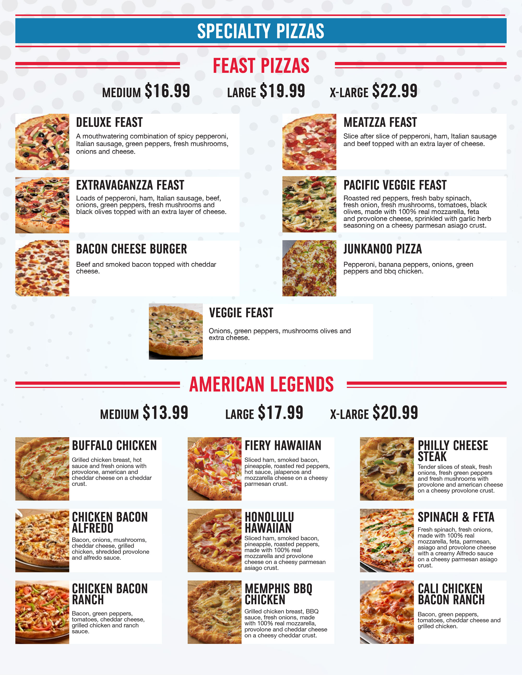 Domino's Pizza Bahamas - Our Menu